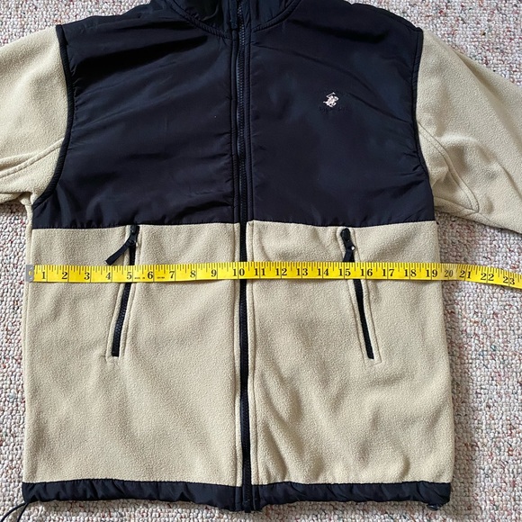 Brown & Black Polo Fleece Jacket - Picture 2 of 6